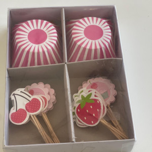 Moldes para Cupcakes + Palitos con diseños 