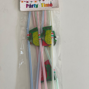 Pajitas con diseño 