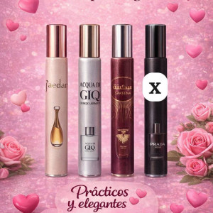 perfume en tubitos