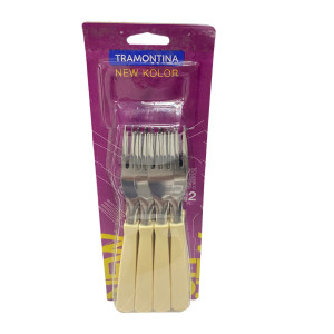 Tenedor new color crema 