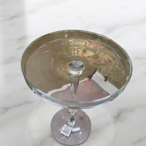 Soporte de vidrio para pastel