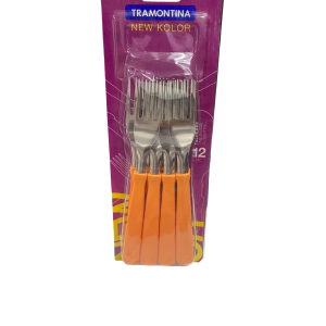 Tenedor new color naranja