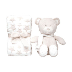 SET DE OSITO + MANTITA PARA BEBÉ 