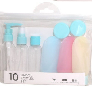 Set de frascos para viajes 