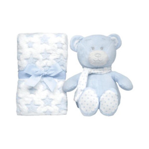 SET DE OSITO + MANTITA PARA BEBÉ 