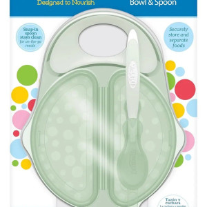 SET PLATITO + CUCHARA PARA BEBÉ 