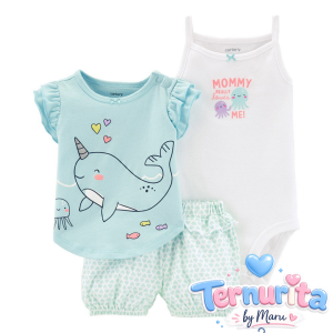 Conjunto Carter’s NB – Dulzura bajo el mar