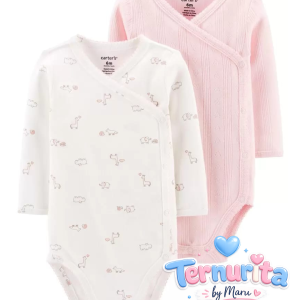 Pack Carter’s 2 Bodysuits Giraffe Side-Snap Original