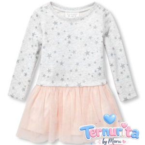 Vestido The Children’s Place con Tul y Estrellas