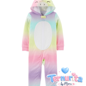 Pijama Enterizo Carter’s Unicorn Hooded Fleece Footless