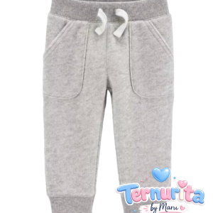 Pantalón Jogger Pull-On Carter’s – Gris Jaspeado