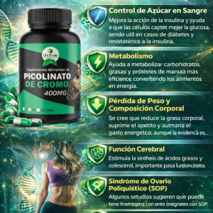 PICOLINATO DE CROMO DE 60 CAPSULAS