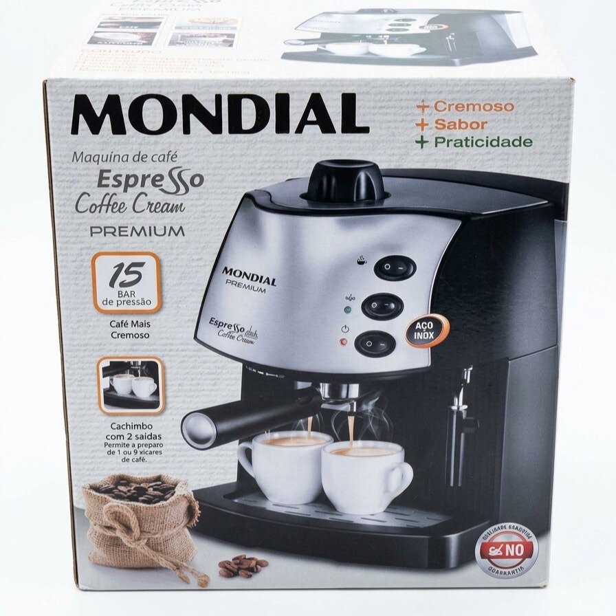 Cafetera eléctrica de espresso Mondial C-08 Coffee Cream Premium