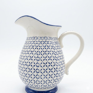 Jarra de porcelana - Diseño de rombo 