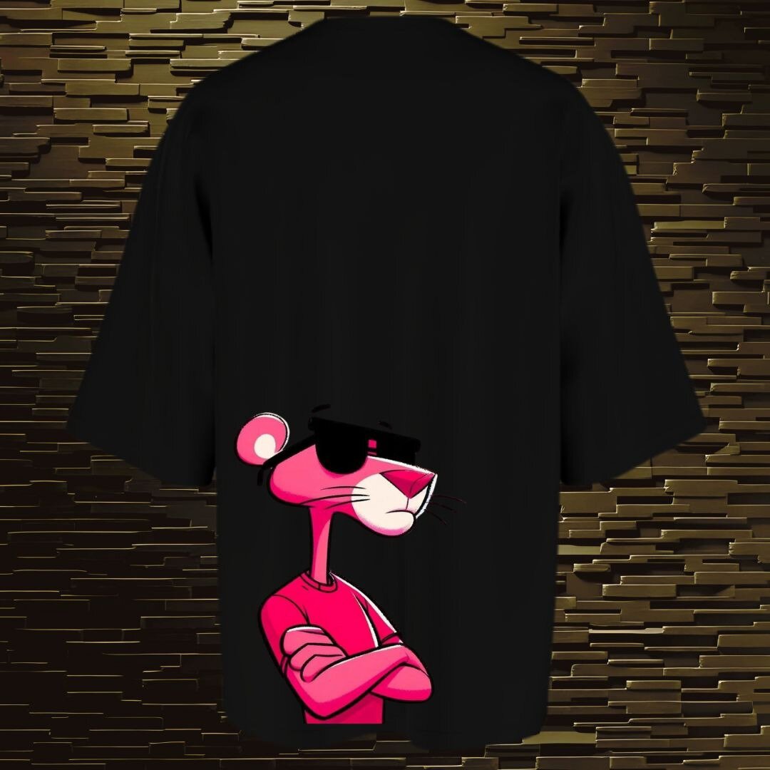 REMERA OVERSIZE PANTERA ROSA