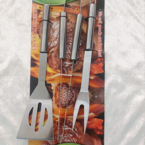 Set de 3 utensilios para asado