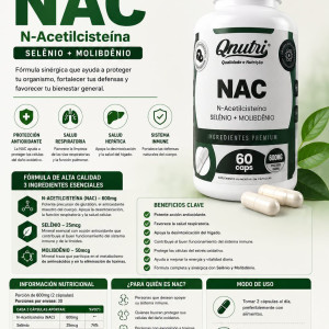 NAC QNUTRI DE 60 CAPSULAS