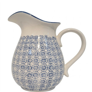 Jarra de porcelana - Diseño de flor 