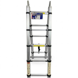 Escalera telescópica de aluminio
