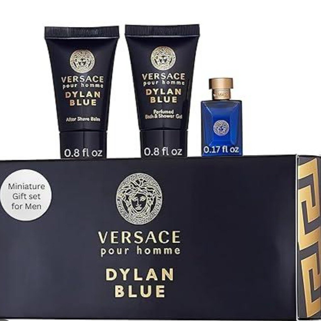 Mini gift set Versace Dylan Blue para hombre