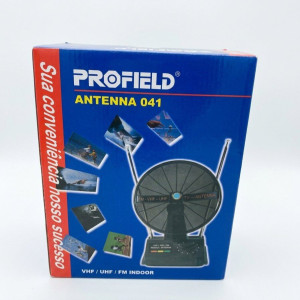 Antena interior para tv tipo parabolica 