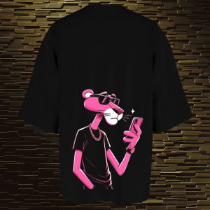 REMERA OVERSIZE PANTERA ROSA