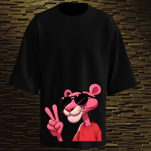 REMERA OVERSIZE PANTERA ROSA