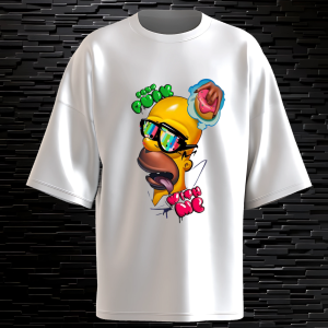 REMERA OVERSIZE SIMPSONS
