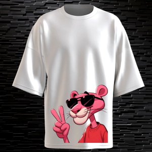 REMERA OVERSIZE PANTERA ROSA