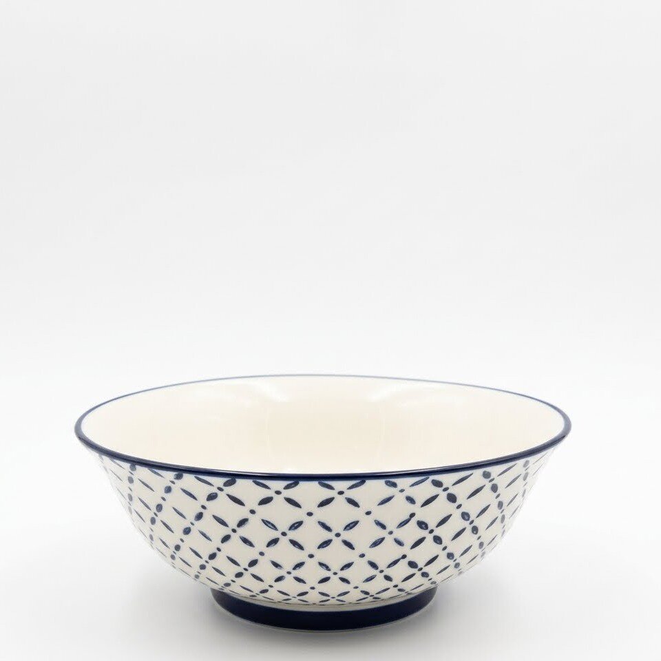 Bowl de porcelana - Diseño de rombo