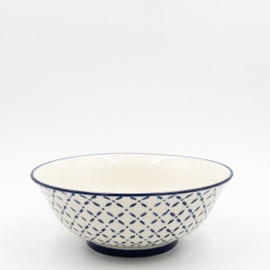 Bowl de porcelana - Diseño de rombo