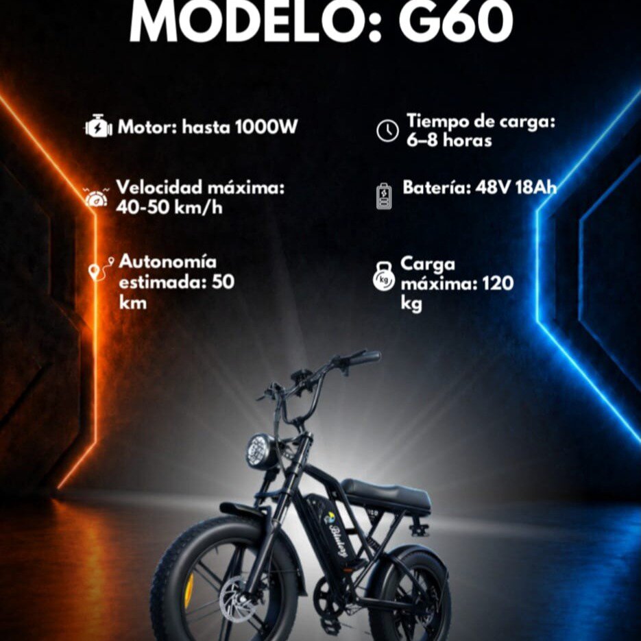 Bicicleta eléctrica Blulory G60