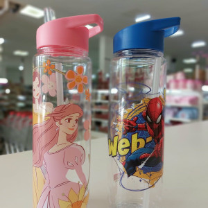 Botella Infantil con Sorbete y Pico Rebatible – Disney 