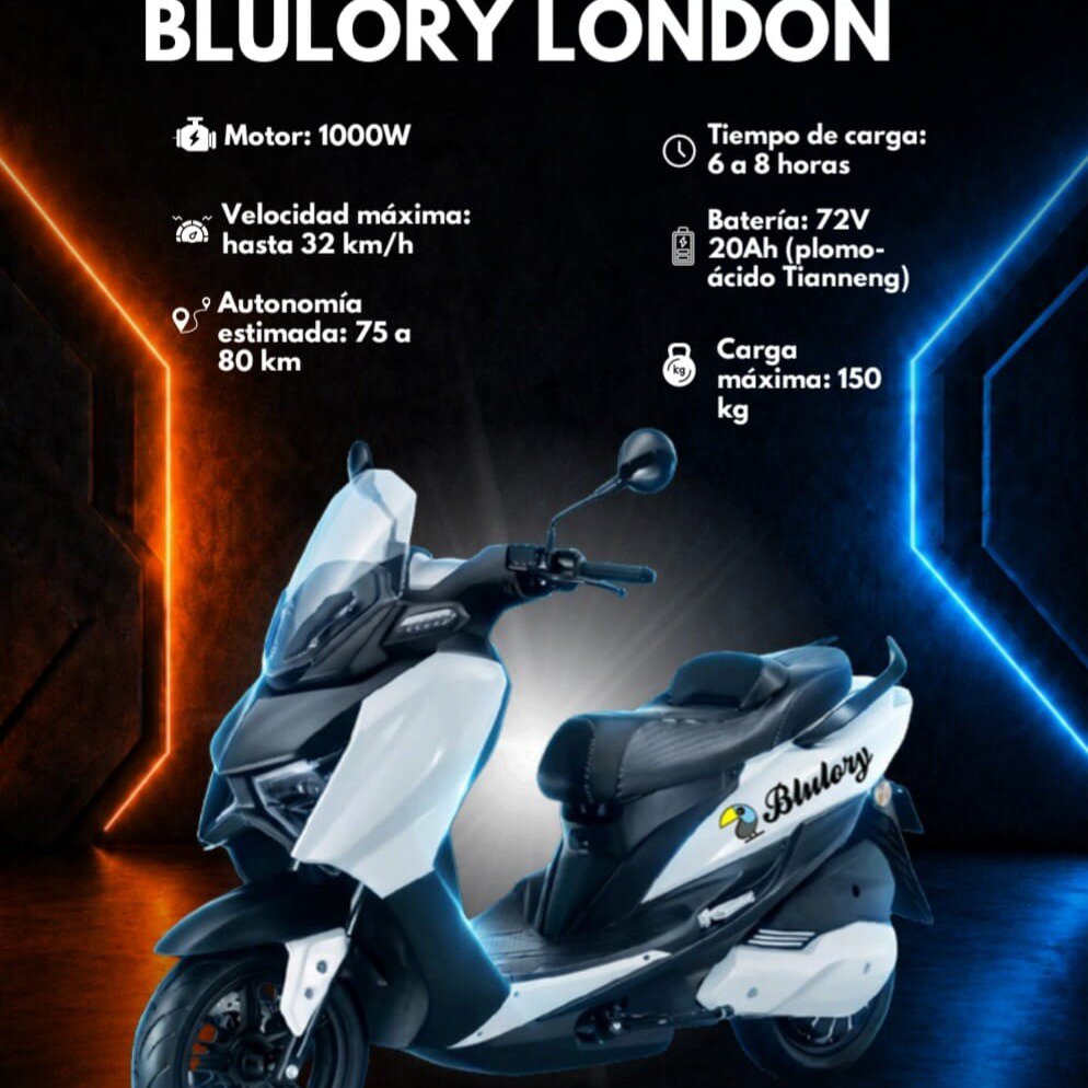 Moto eléctrica Blulory London