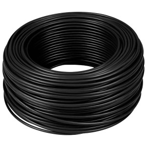 Cable de Red Hikvision UTP CAT6 4P 23AWG PE Negro - 305M