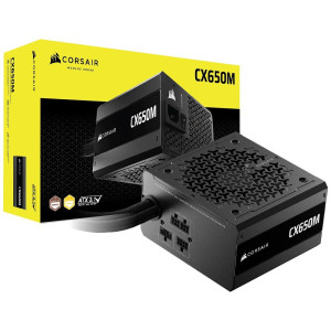 Fuente de Alimentación Corsair CX650M 650W ATX / Semi Modular / Cybenetics Bronze