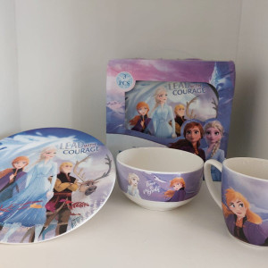 Set de Vajilla Infantil de Cerámica x 3 Piezas – Disney