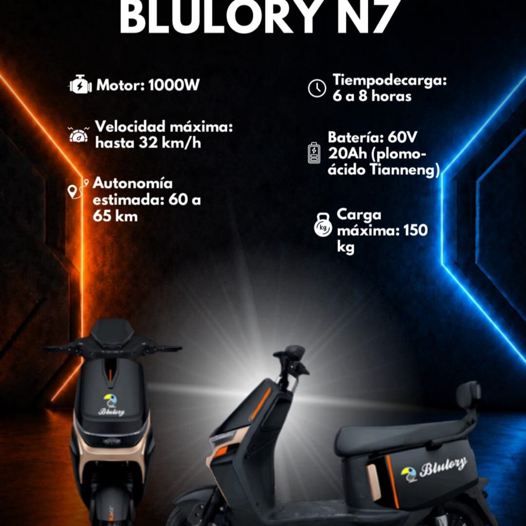 Moto eléctrica Blulory N7