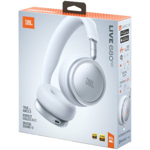 Auricular JBL Live 680NC / Bluetooth - Blanco