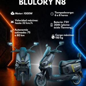 Moto eléctrica Blulory N8