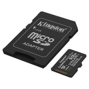 Tarjeta de Memoria Micro SD Kingston Canvas Select Plus C10 U1 V10 A1 512GB - SDCS3/512GB
