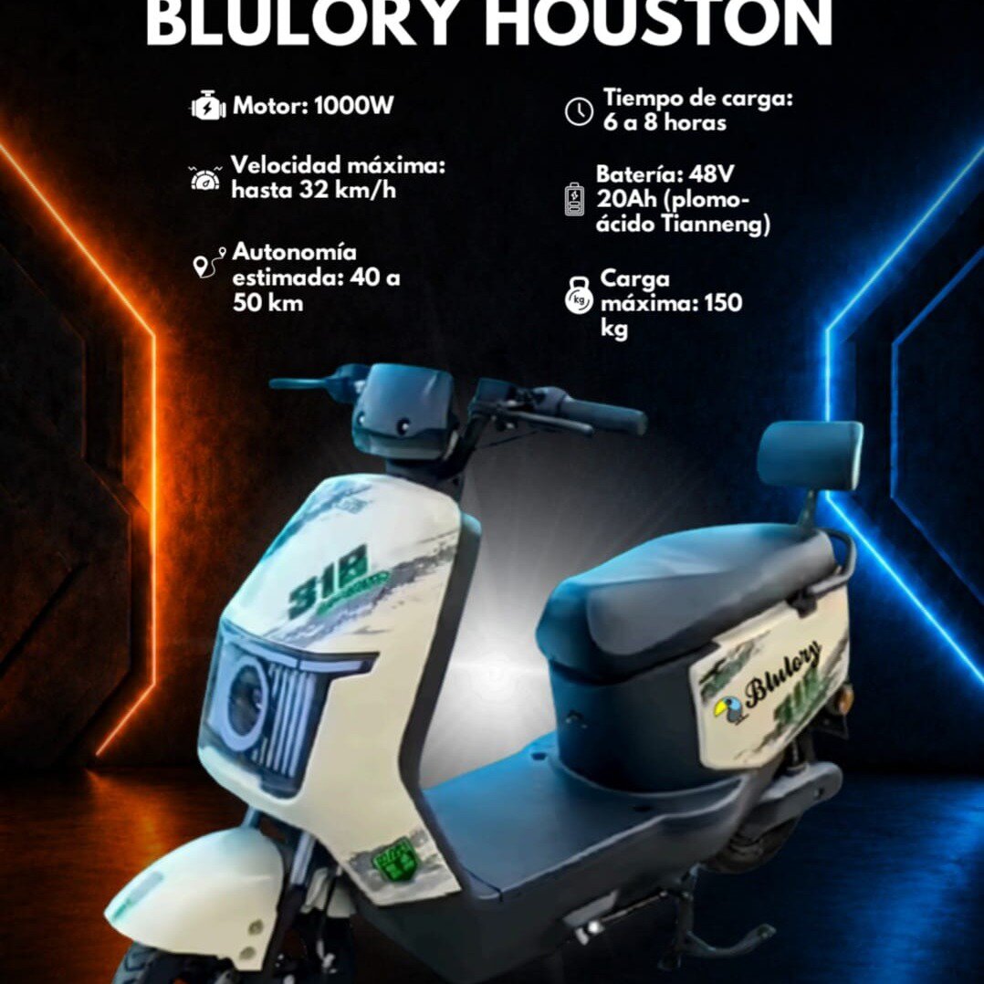Moto eléctrica Blulory Houston