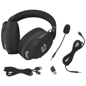 Headset Gamer Redragon H858 Arrow Pro Carbon / Wireless