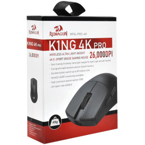Mouse Gamer Redragon M916-PRO-4K K1NG 4K Pro Wireless