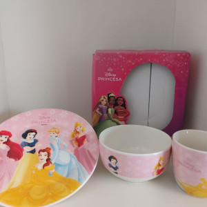 Set de Vajilla Infantil de Cerámica x 3 Piezas – Disney