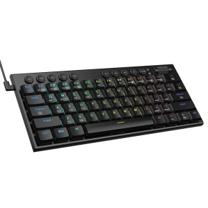 Teclado Gamer Mecánico Redragon K632RGB-PRO Horus Mini Pro Wireless / RED / Inglés
