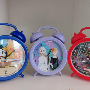 Reloj Despertador Retro con Campanas Disney