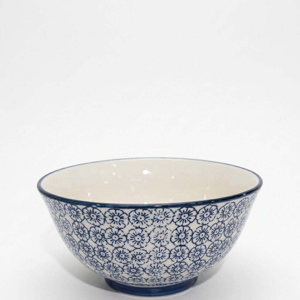 Bowl de porcelana 15cm - Diseño de flor