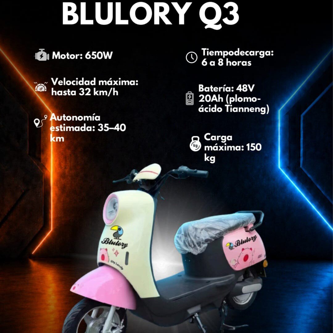 Moto eléctrica Blulory Q3