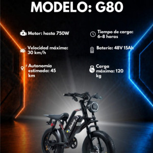 Bicicleta eléctrica Blulory G80